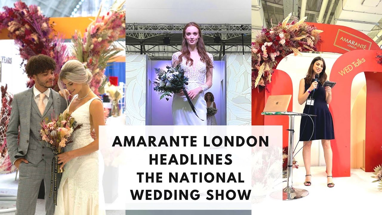 AMARANTE HEADLINES THE NATIONAL WEDDING SHOW LONDON