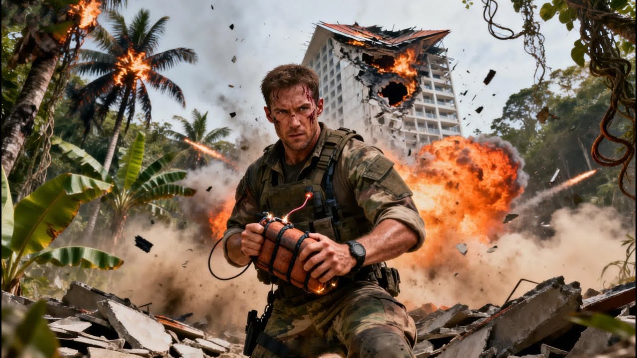 【FULL MOVIE】頂級特種兵潛入犯罪集團，一人搗毀全夥，炸彈夷平整片老巢