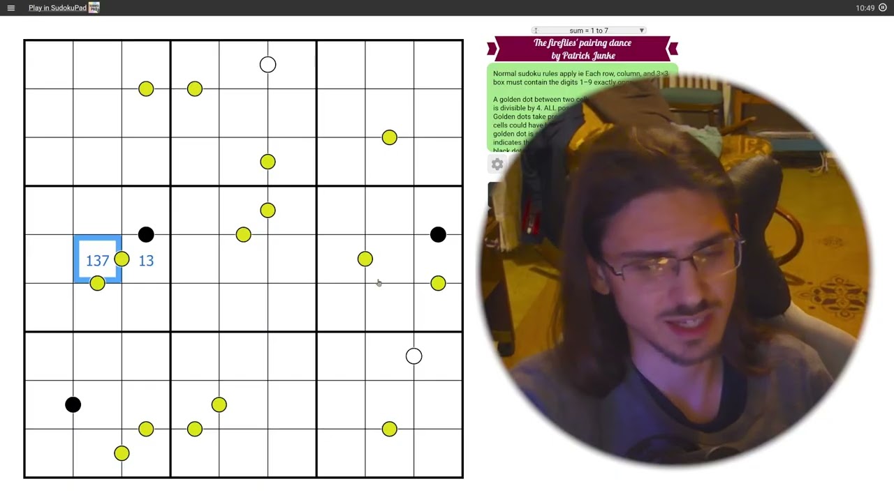 Вау, очень красивый, но сложный судоку - СУДОКУ 52