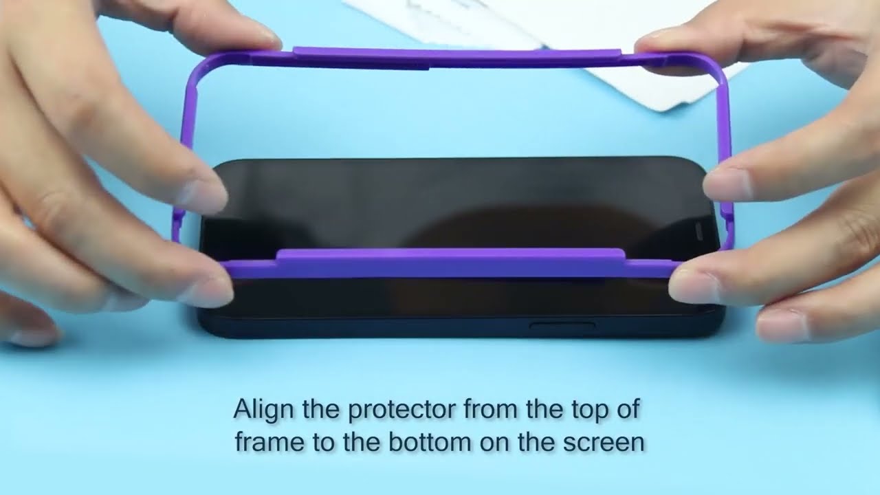 MANTO Screen Protector for iPhone 12 series installation instruction video (Sell on Amazon)