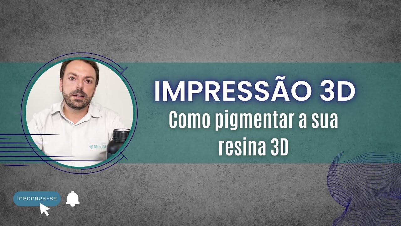 Como PIGMENTAR RESINA 3D Cure?