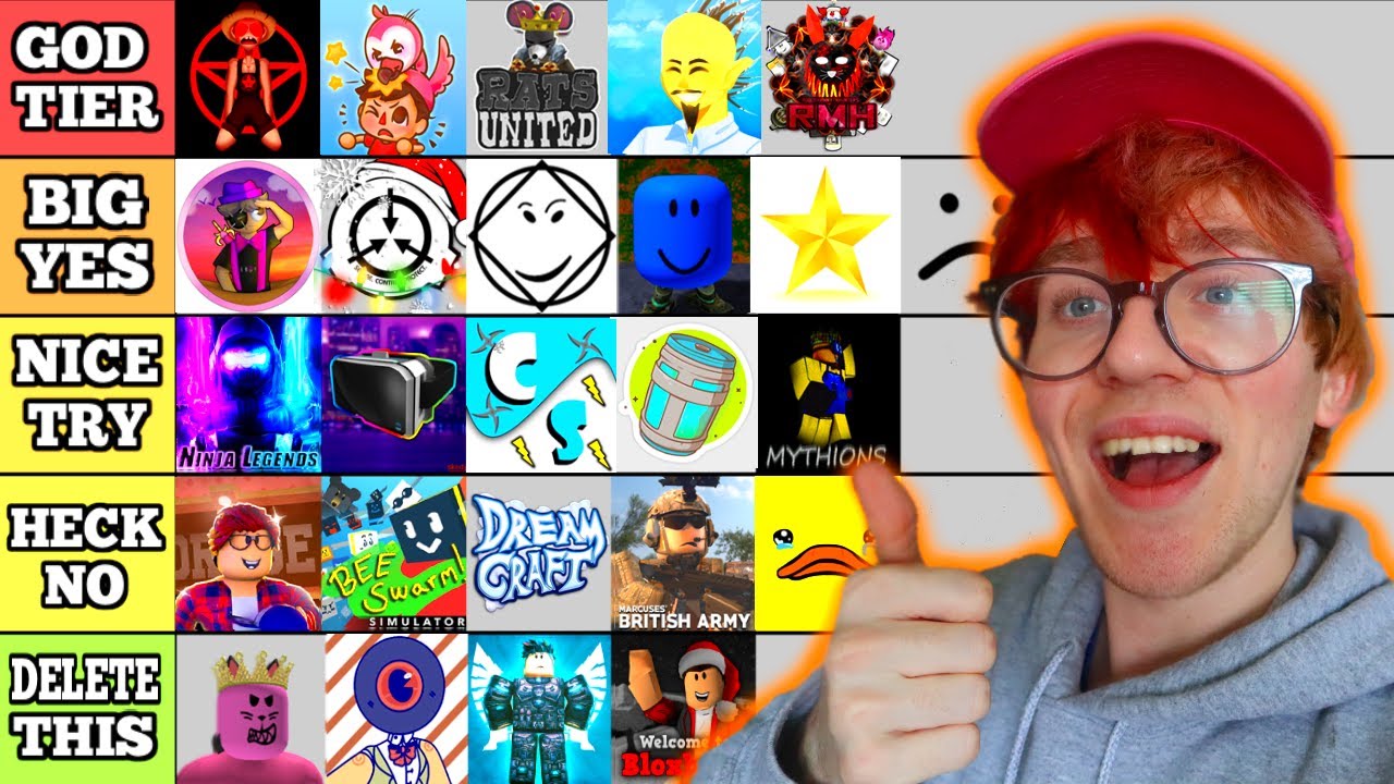 Roblox Group Tier List