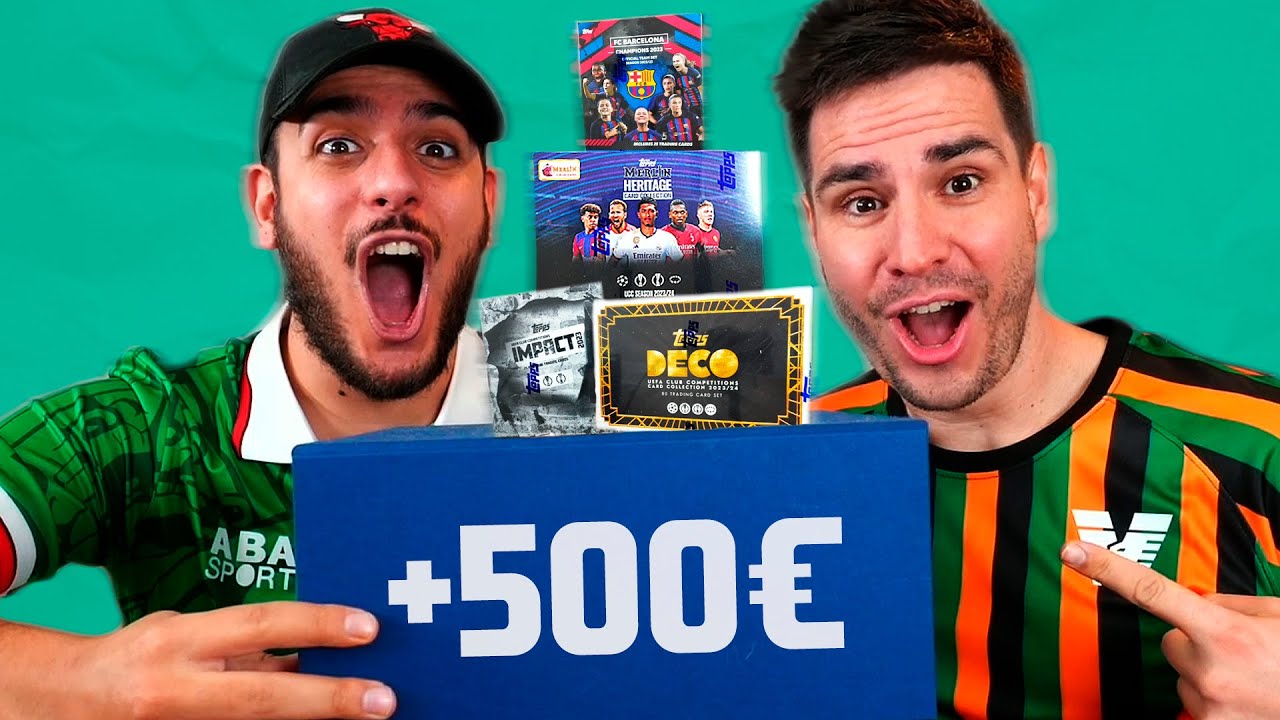 CAJAS VALORADAS en MÁS de 500€ con ROBERT PG ¡TOCAN FIRMAS DE FUTBOLISTAS!