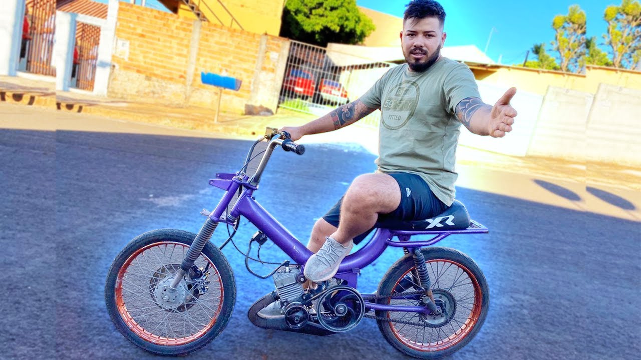 PRIMEIRA VEZ ANDANDO DE  MOBILETE