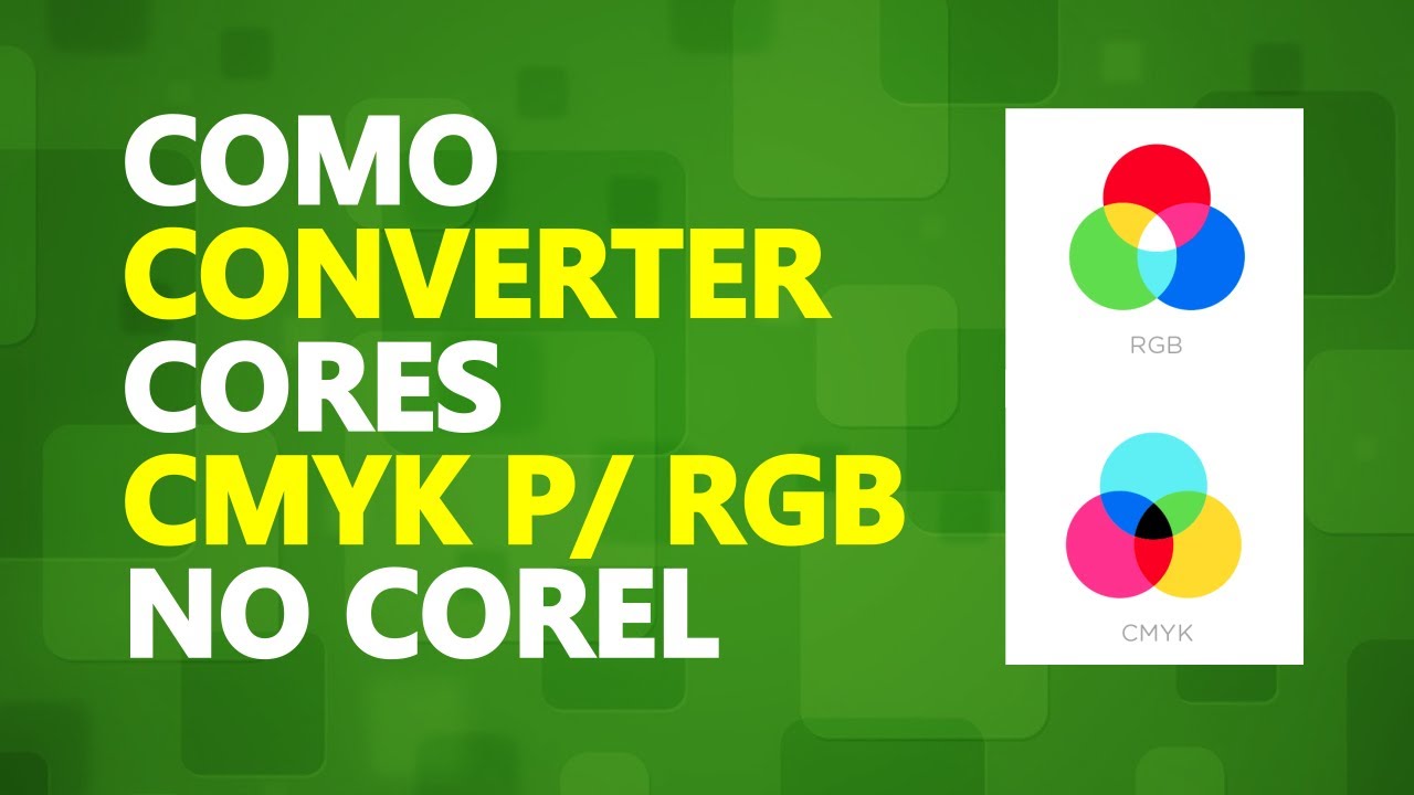 COMO CONVERTER CMYK PARA RGB NO COREL DRAW DE FORMA AUTOMÁTICA