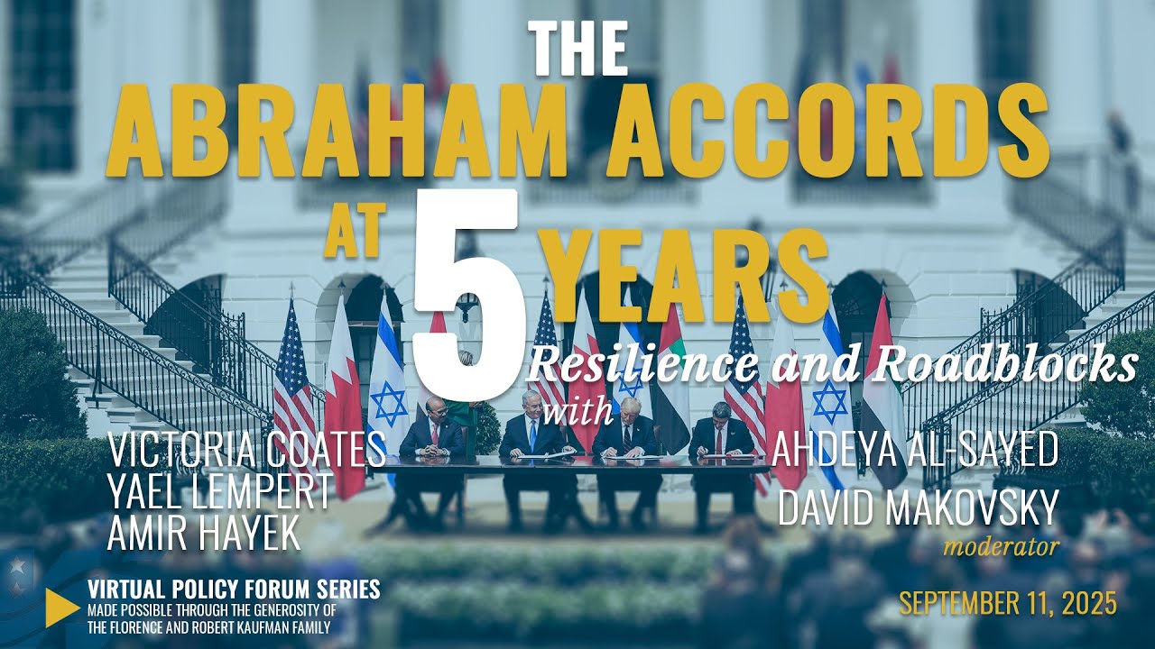 The Abraham Accords at Five Years: Resilience and Roadblocks