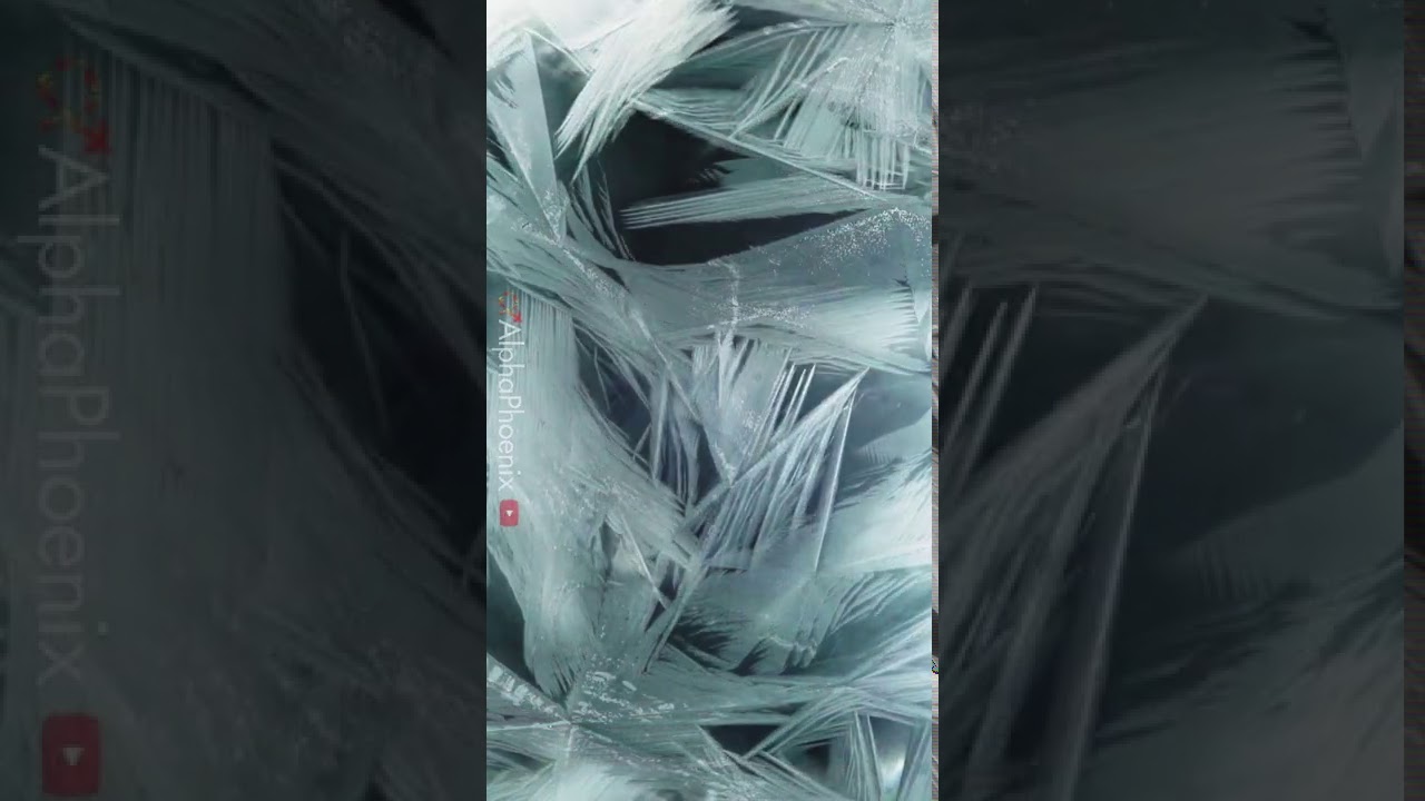 Freezing water sounds like a special effect #shorts