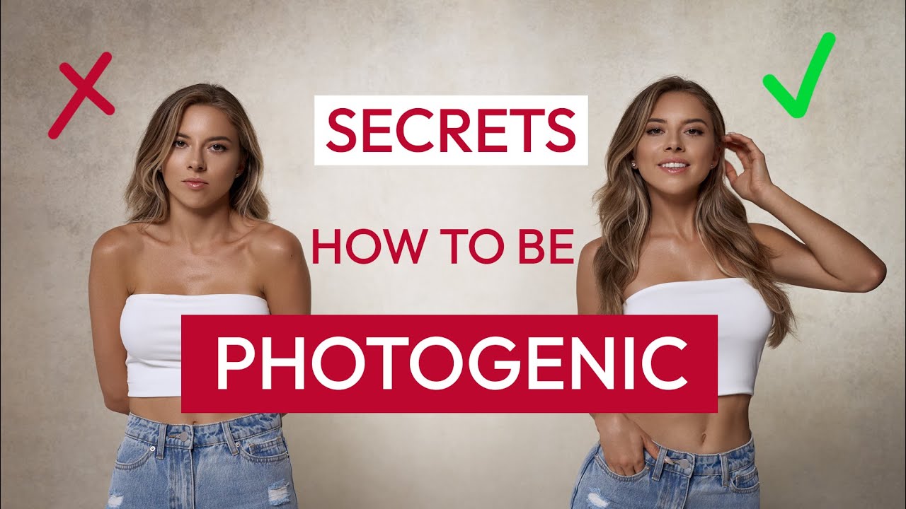 How to pose and ALWAYS look good in pictures! 50 TIPS