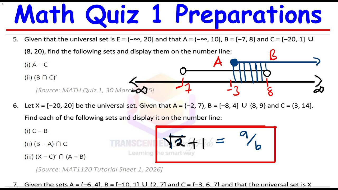 Math Quiz 1 Crash Revision 🔴 LIVE | Part 2 Premium | Don’t Miss These Questions!