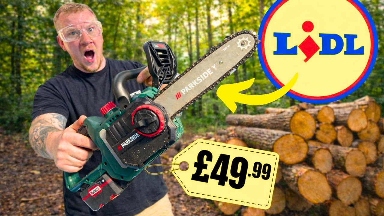 Przetestowałem tanią piłę łańcuchową akumulatorową z Lidla!