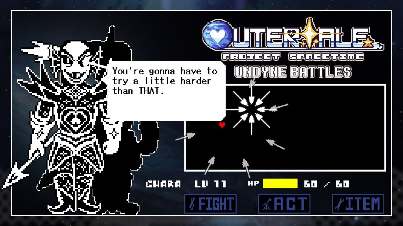 PS!OuterTale - All Undyne Battles