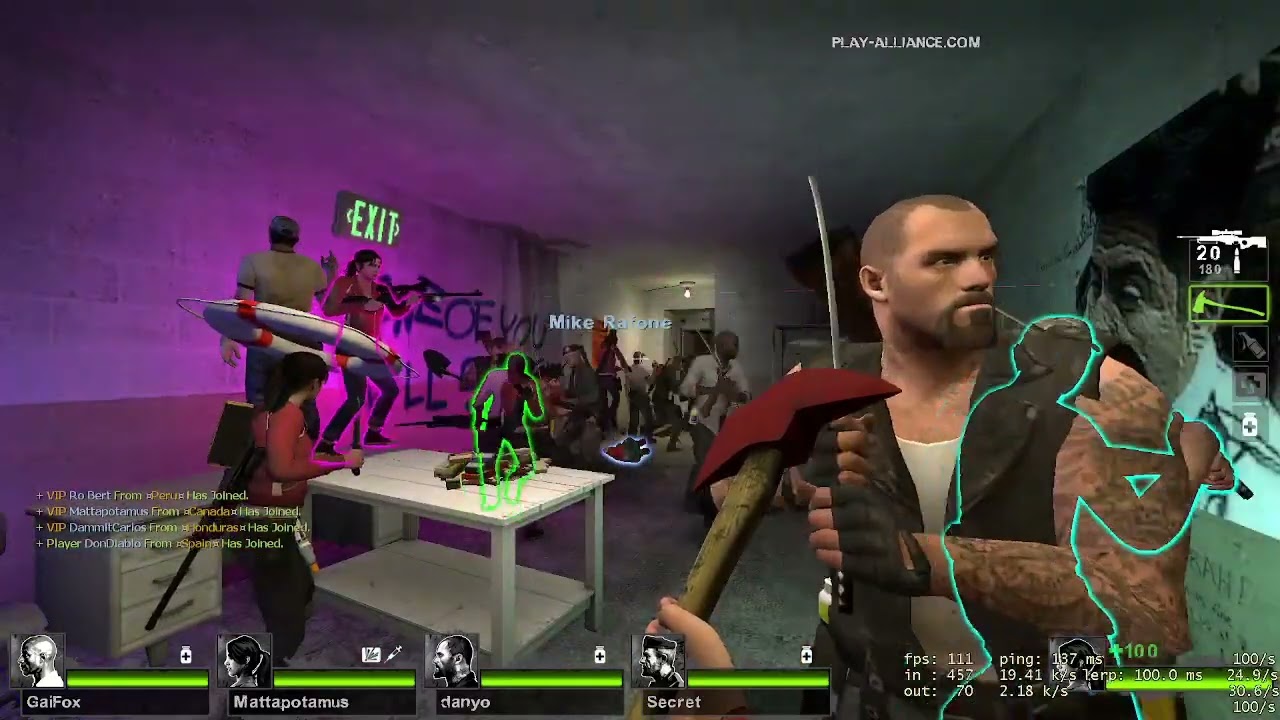 L4D2 Alliance: Expert Campaign with 25 Players (1/22/26)