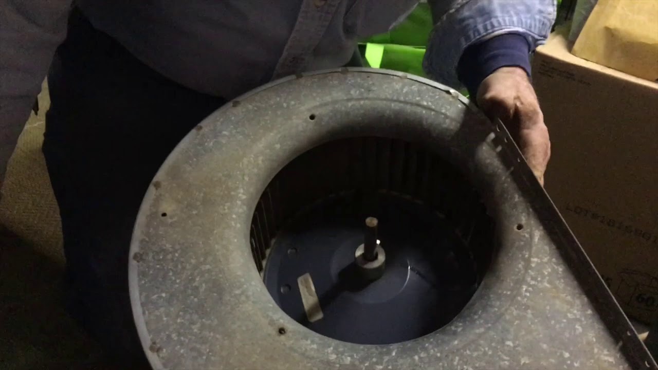 Замена двигателя вентилятора York