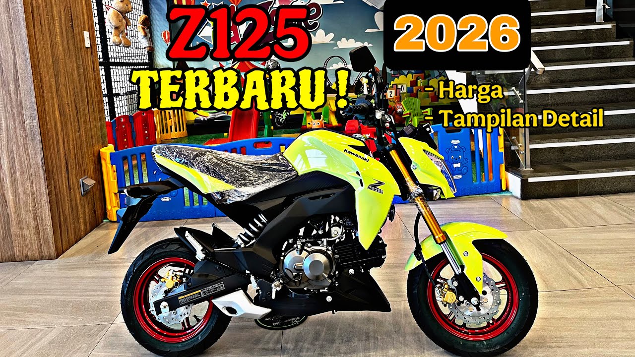 Z125 TERBARU ! Tampilan Detailnya, Stock dan Harga Terbaru
