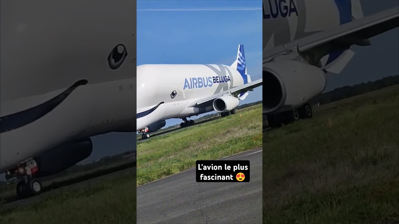 avion béluga au décollage 🛫 
