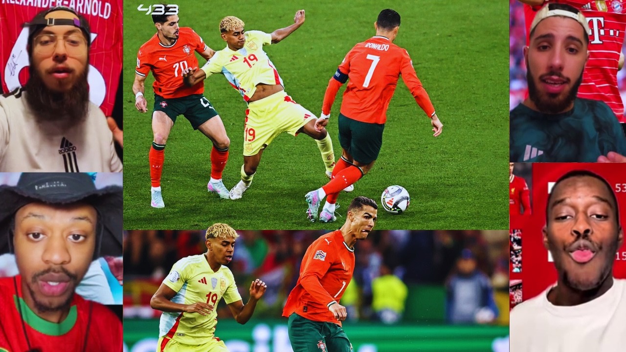 🚨🔥 CRISTIANO RONALDO HUMILIE LAMINE YAMAL | PORTUGAL 5-3 ESPAGNE | LES RÉACTIONS