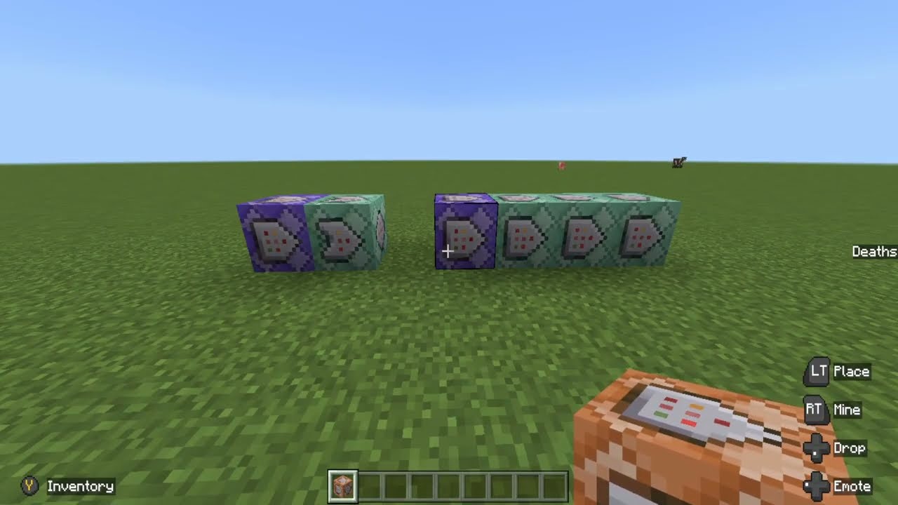 Minecraft Bedrock: Easy Death Counter Command Block Tutorial