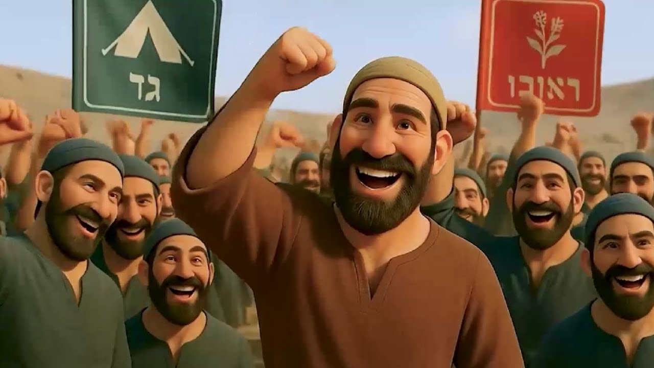 Parshat Matot-Masei: cotygodniowa historia parszy zilustrowana przez sztuczną inteligencję