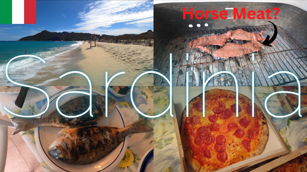 Horse Meat Barbecue & Tropical Beaches | 🇮🇹 Sardinia Vlog #145