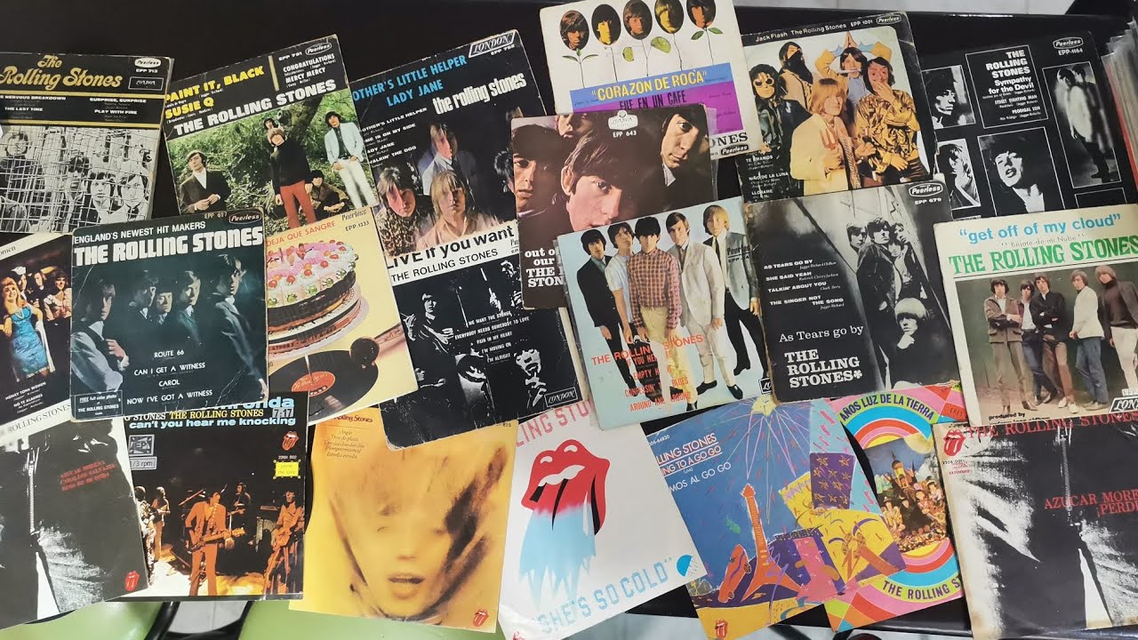Rolling Stones Sencillos y EP México! Demostración (Unboxing) 30 años Voodoo Lounge en México