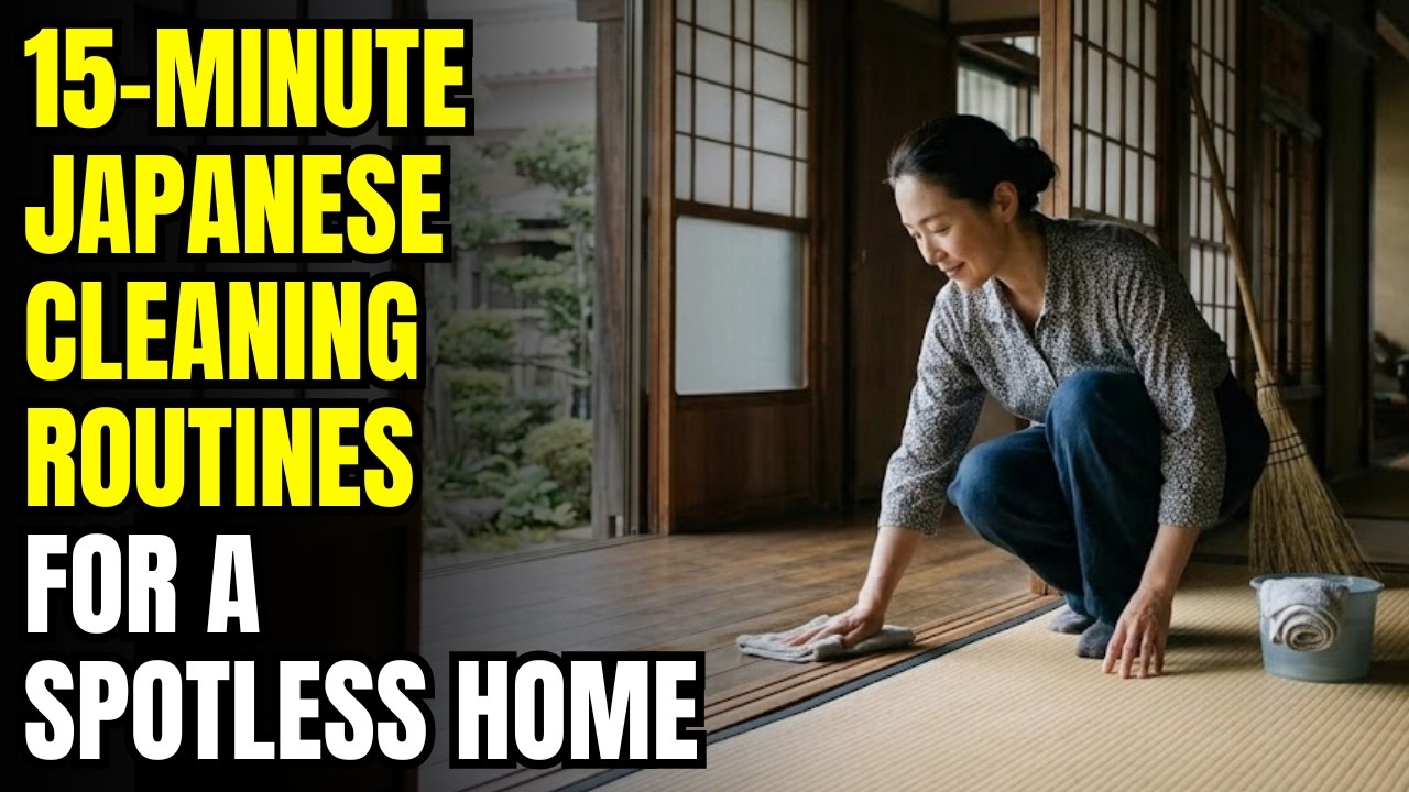 15-Minute Japanese Cleaning Routines for a Spotless Home