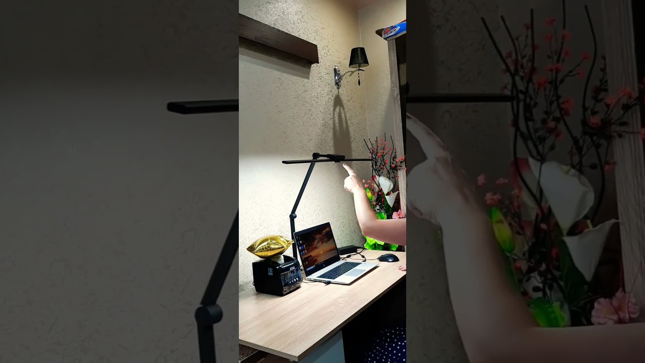 Мощная светодиодная диммируемая лампа 24Вт, 5 цветовых режимов,  защита глаз, диммируемая.