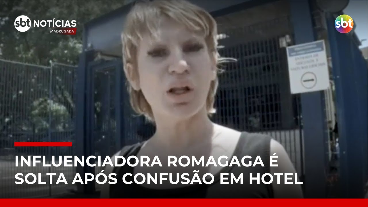 Romagaga, influenciadora com 2 milhões de seguidores, é detida após confusão em SP | #SBTNotícias