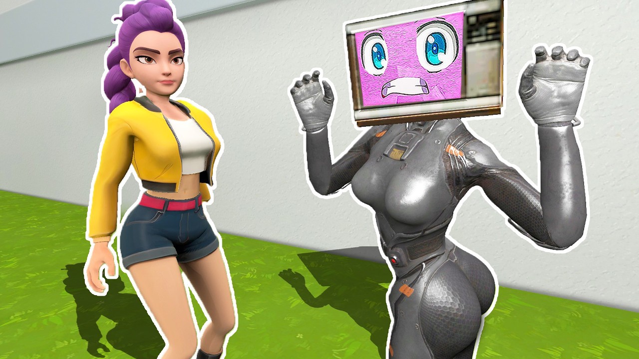TV WOMAN VS RUMI KPOP IN CITY | Garrys Mod