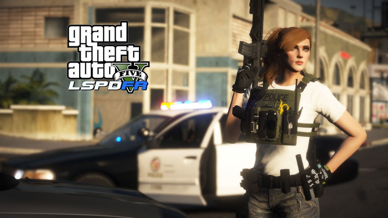 Lspdfr Gta 5: Tactical Female LAPD Cop City Patrol #lspdfr #gta5 #gta