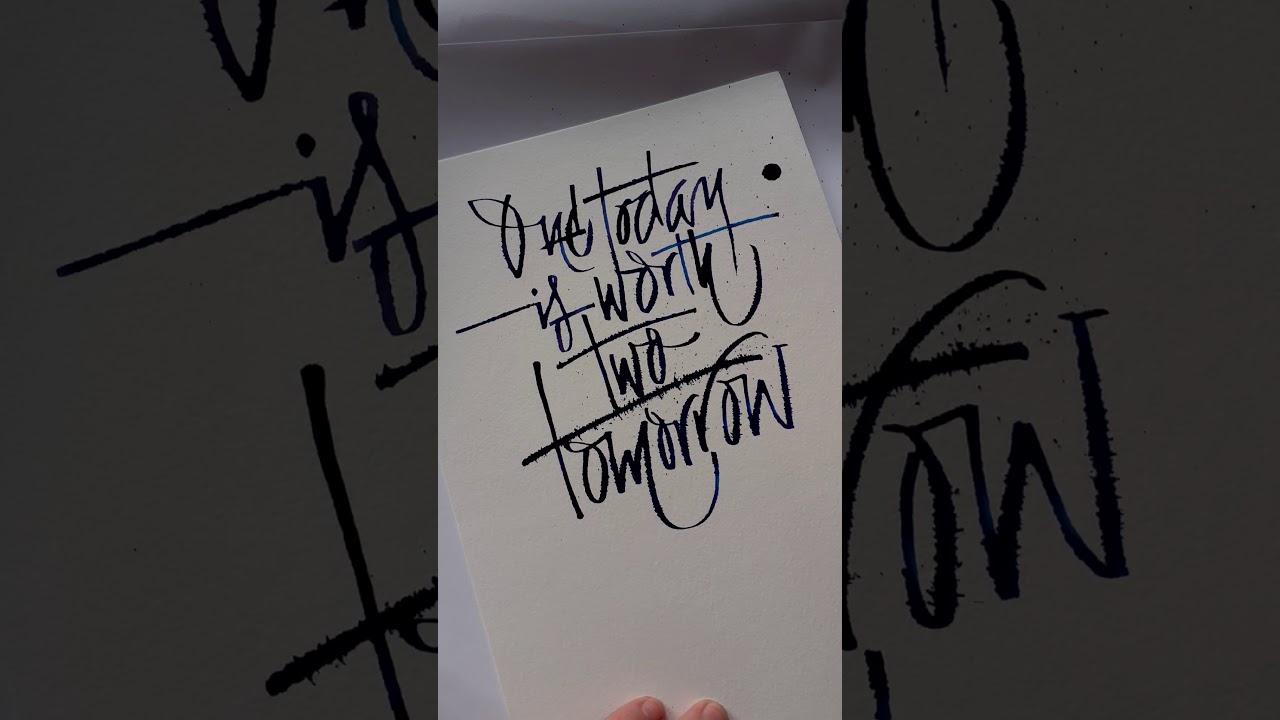 Calligraphy with Sheen Machine