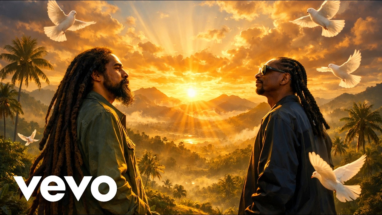 Heaven on Earth – Damian Marley & Snoop Dogg (Official Lyrics Video)