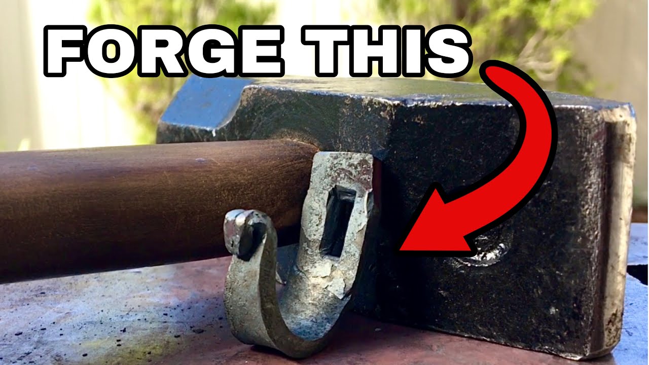 Use THIS Project to Get Your Start in Blacksmithing | How To Forge a Hook