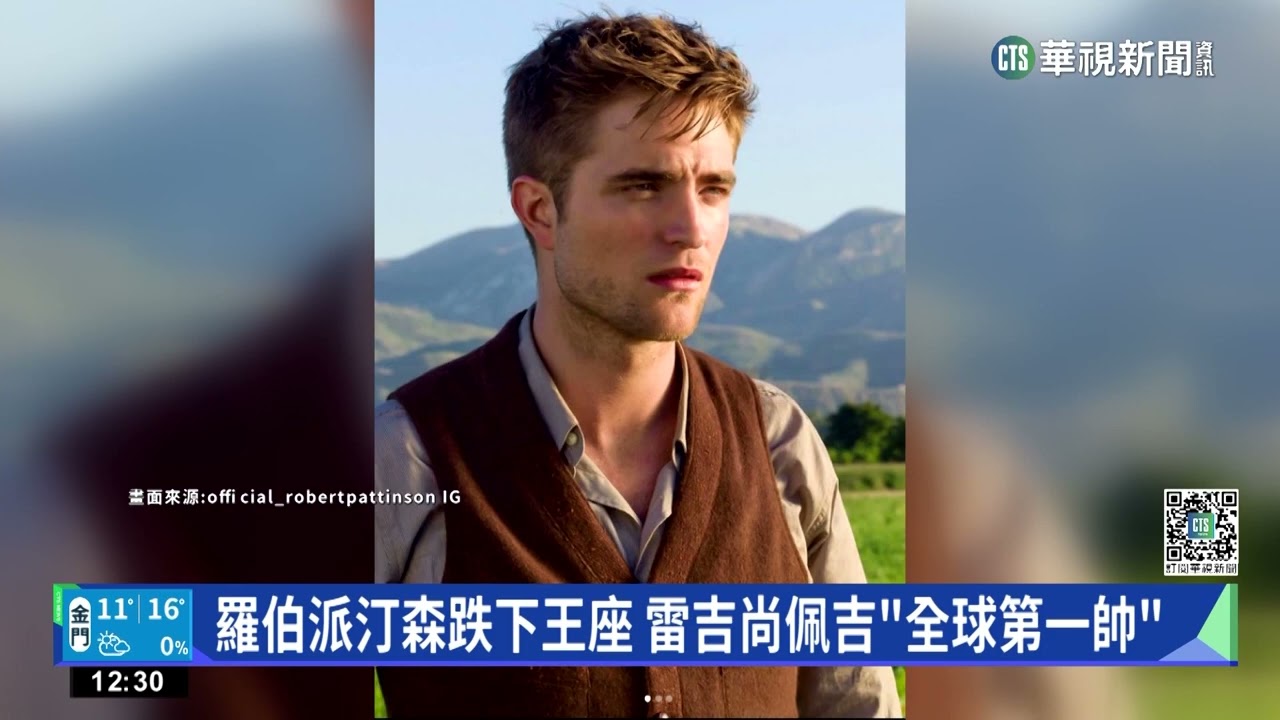 羅伯派汀森跌下王座　雷吉尚佩吉「全球第一帥」｜華視新聞 20230130