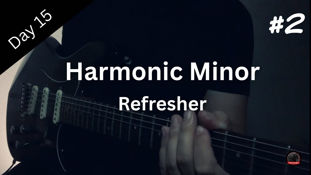 Back To Basic Challenge Day15:Harmonic Minor in Ab, Db, Gb, B (And Getting Lost)