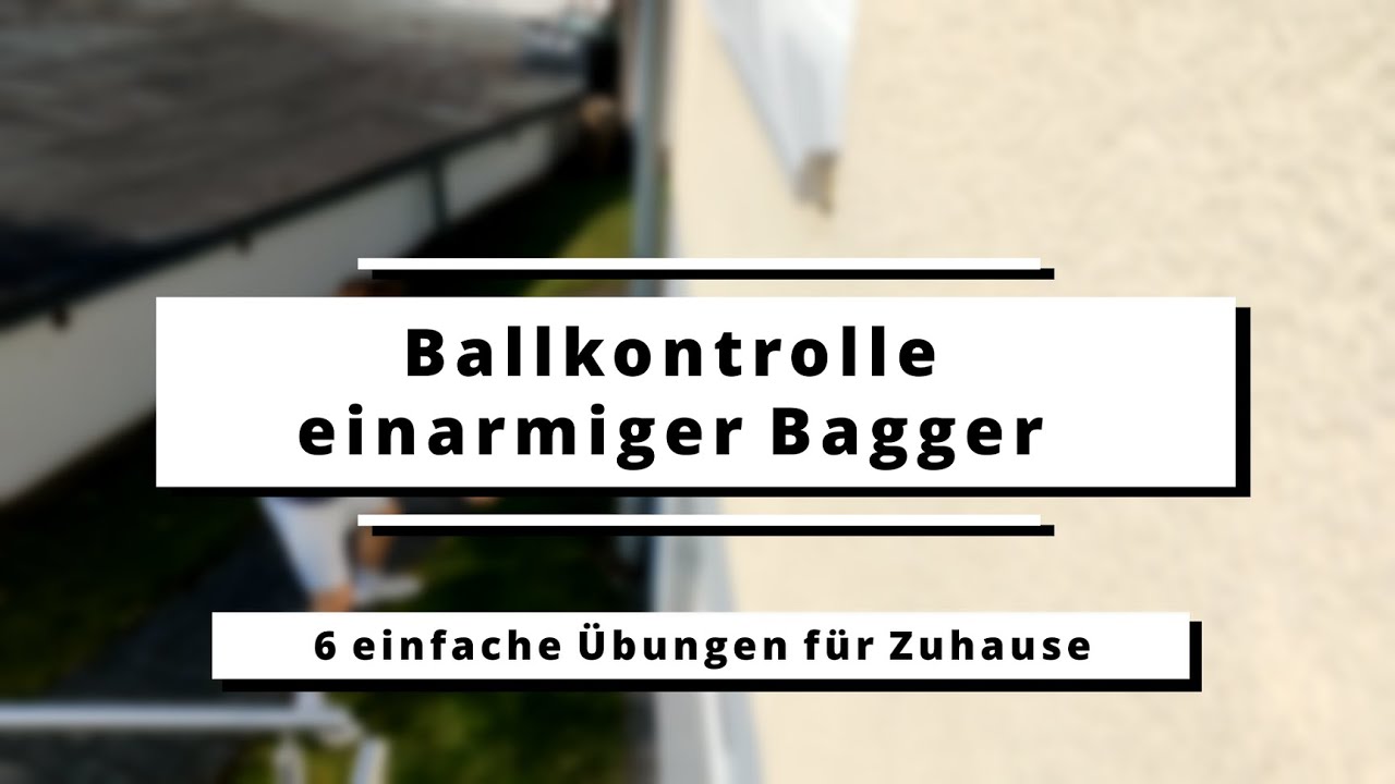 Ballkontrolle - einarmiger Bagger | Volleyball Übungen für zu Hause #1
