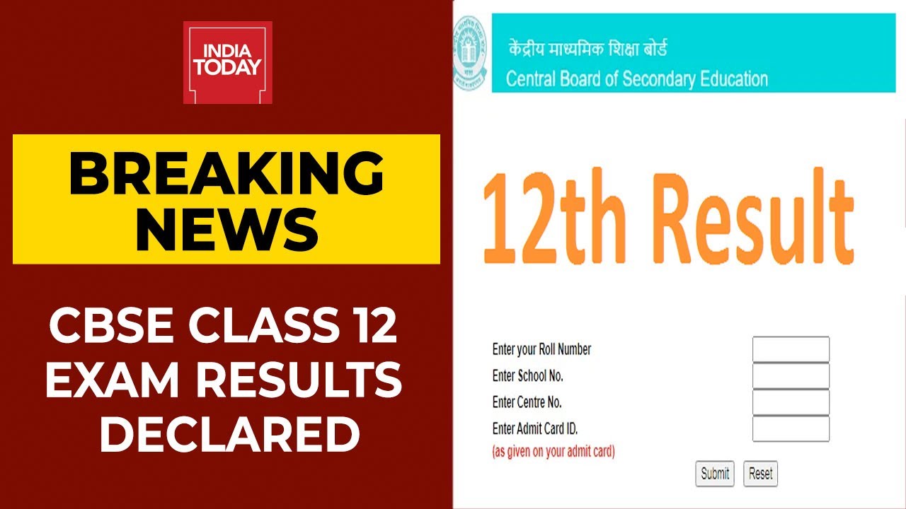 CBSE Class 12 Result 2021 Declared; 99.3% Students Passed This Year | Breaking News