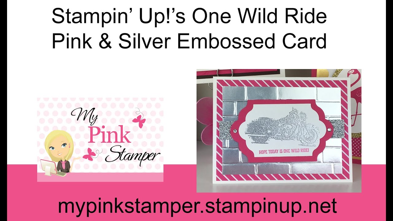 How to Emboss with Stampin' Up! One Wild Ride Stamp Set - Episode 499