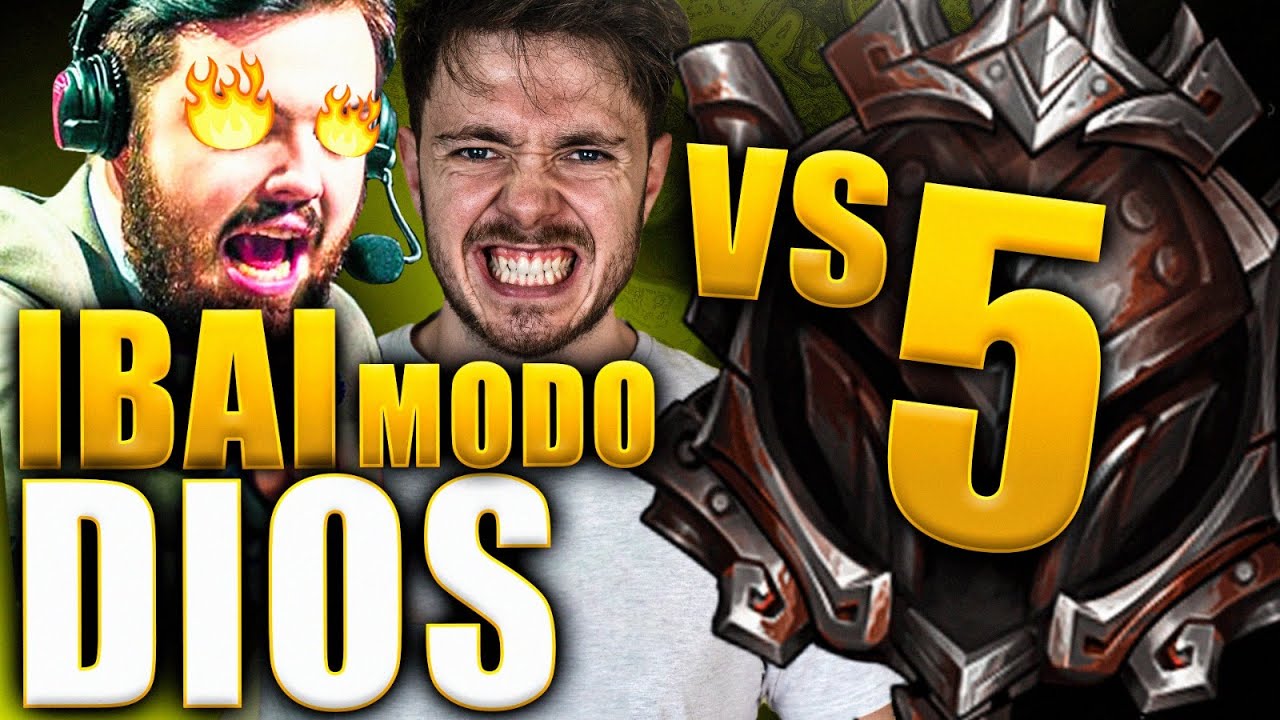 🔥IBAI Y REVEN vs 5 HIERROS 🔥| ¿¡ME CARRYLEA INFINITO!?