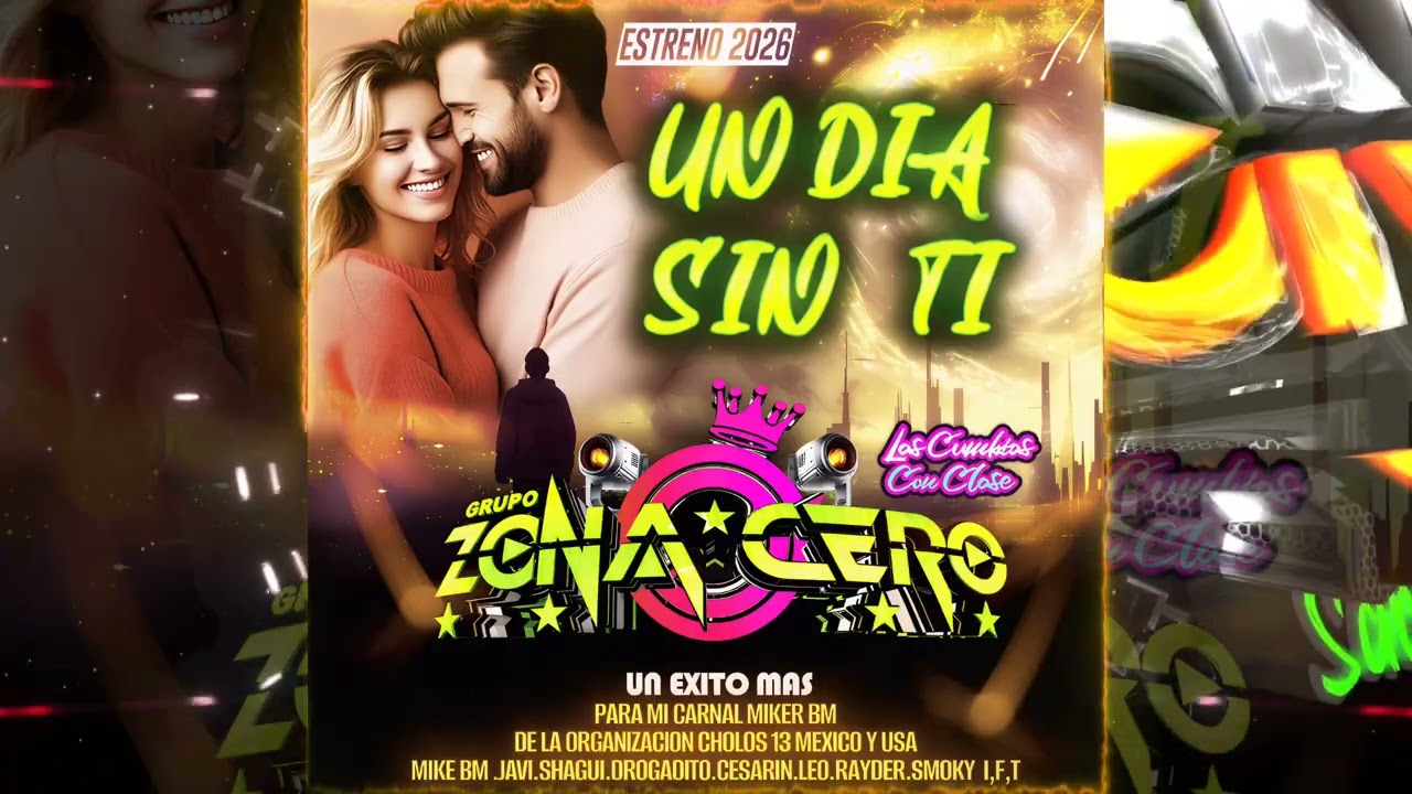UN DÍA SIN TI 2026 - GRUPO ZONA CERO #2026 #cumbia #musica #envivo #baile 
