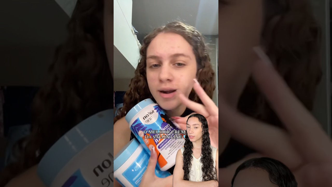 Decidi testar o creme Definição Natural da Salon Line que viralizou! O que achou do resultado? 🤔🪨