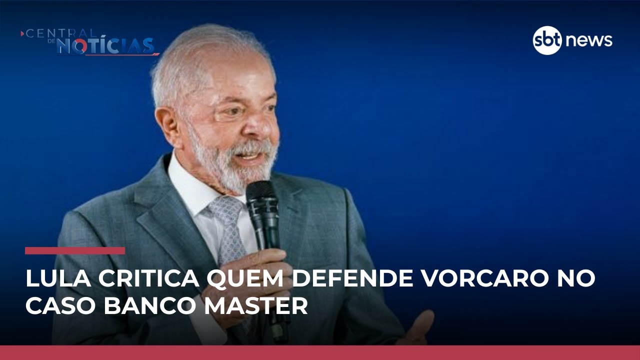 Lula critica quem defende Vorcaro e afirma que bancos arcarão com perdas | #CentraldeNotícias