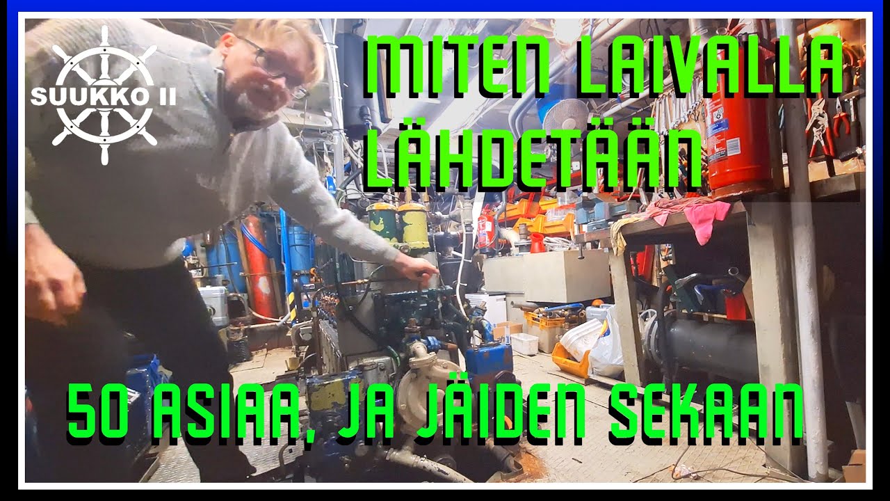 244. Talvimerenkulkua jäissä. Lähtöproseduurit, Laitakarista Reposaareen.