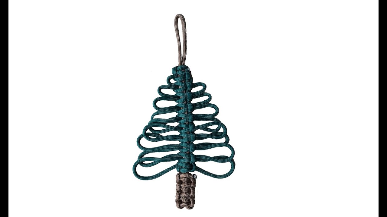 RainbowStone Paracord Projects - Christmas tree