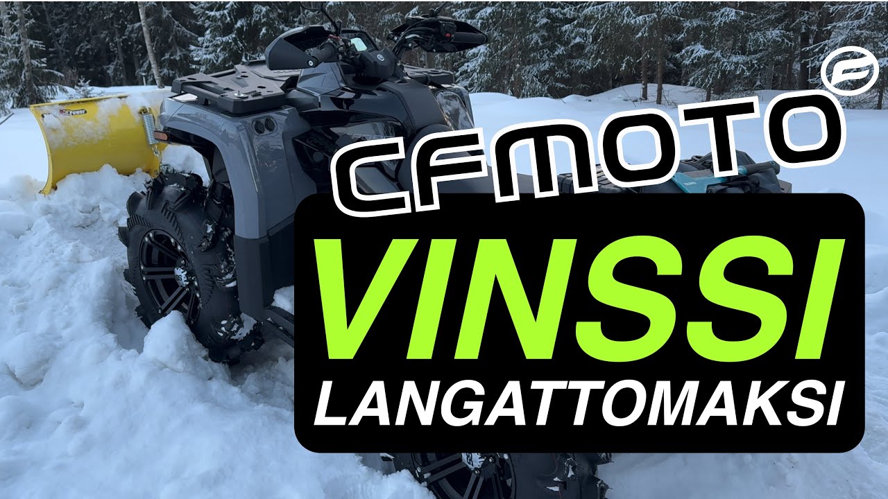 CFMoto Cforce 850XC vinssin kaukosäätimen asennus