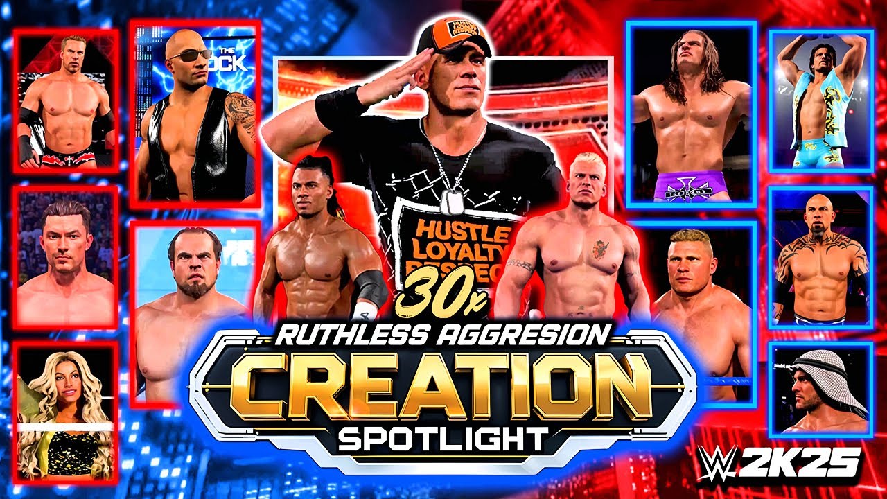 Абсолютная коллекция безжалостной агрессии в WWE 2K25!