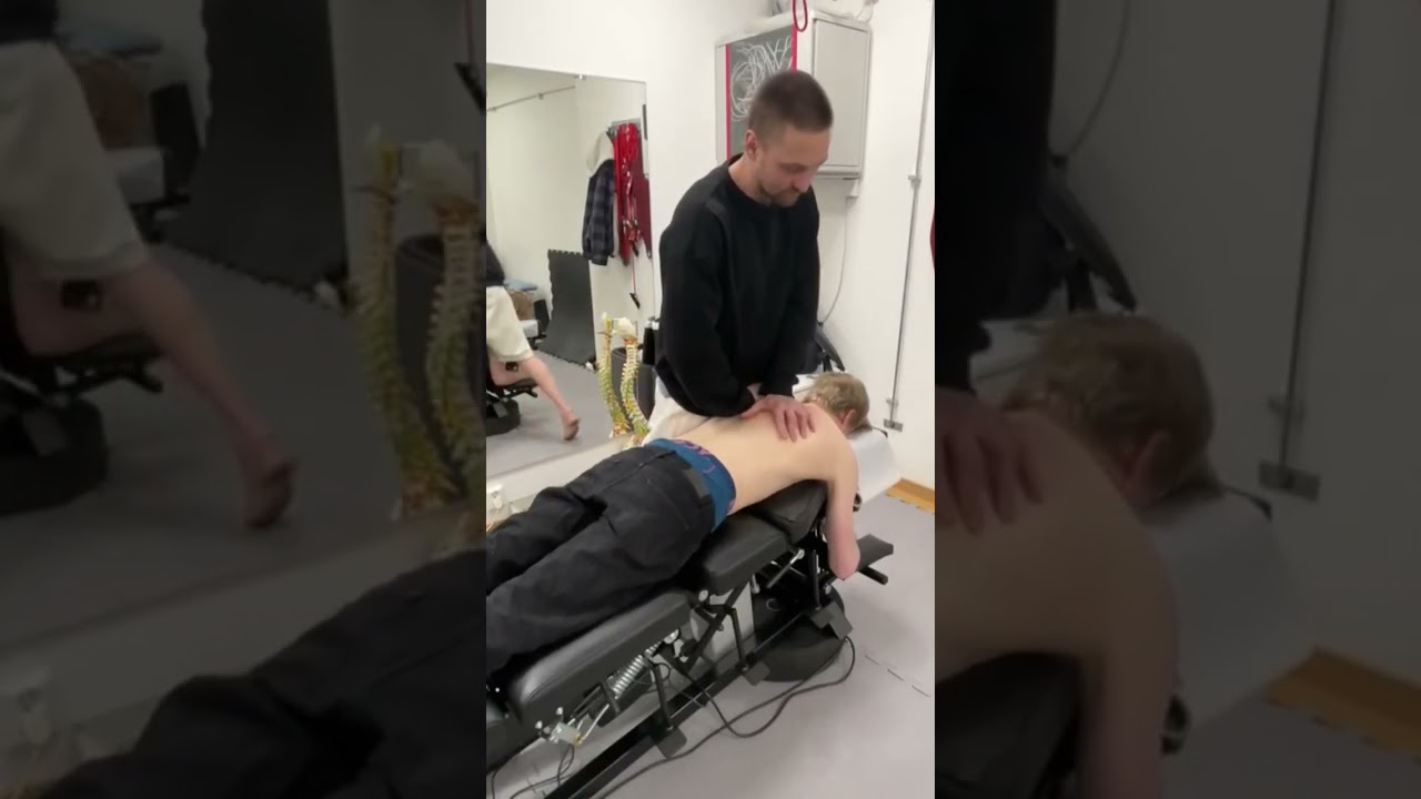 Thoracic adjustment #chiropractor #kiropraktor #naprapat #brainbased