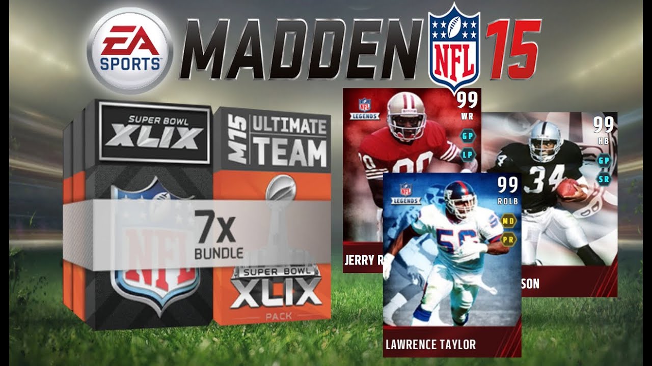 Madden 15 Ultimate Team - Legend Pull Worth A MILLION Coins! Super Bowl Bundle Pack Opening - MUT 15