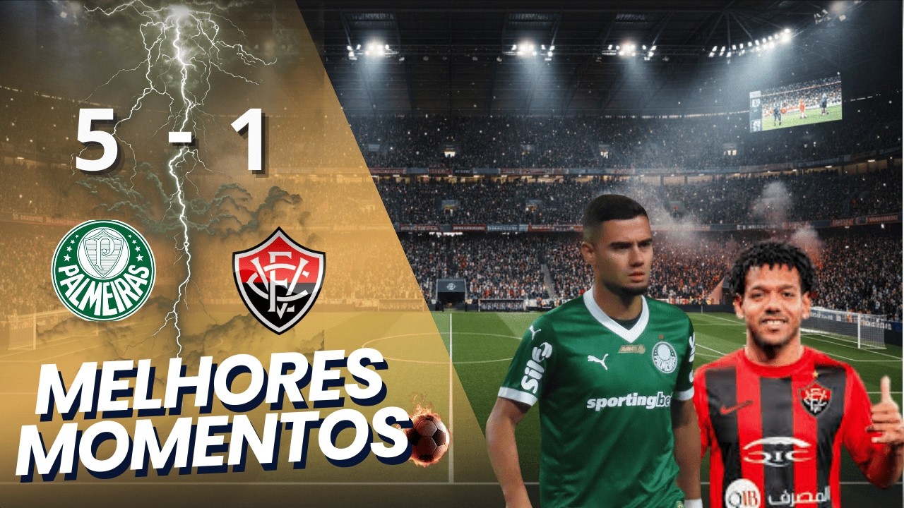 Palmeiras dá um chocolate no Vitória | Pressão total do verdão