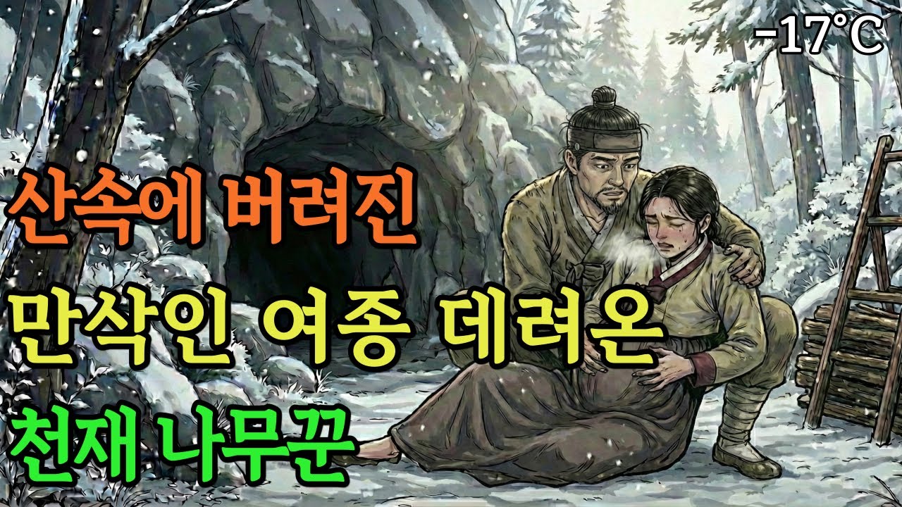 산속에 버려진 만삭인 여종 데려온 천재 나무꾼|야담-만담-옛날이야기--오디오북-수면동화