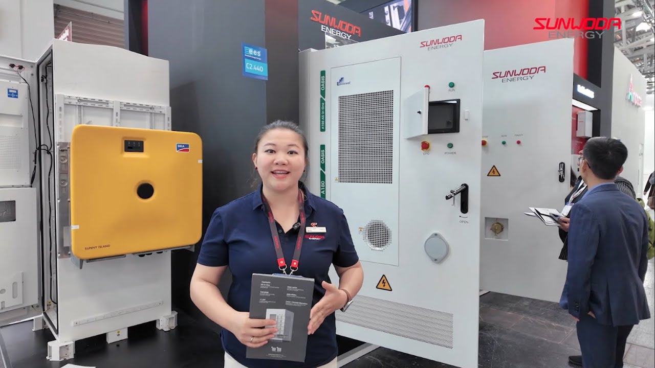 Sunwoda ESS Breakthroughs @ Intersolar/ees Europe 2025: OASIS A180 179kWh C&I ESS